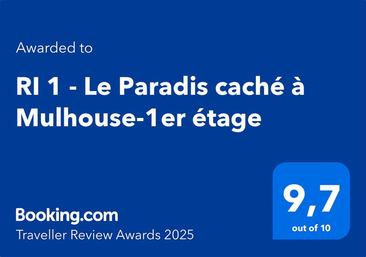 Ri 1 - F3 Le Paradis Cache A Mulhouse-1 A 5 Personnes Exteriér fotografie